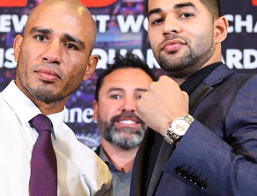 Sadam Ali spoils Miguel Cotto's farewell party at The Garden Sadam Ali spoils Miguel Cotto's farewell party at The Garden