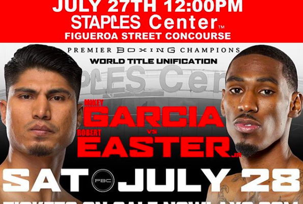 Mikey Garcia Eggs Robert Easter Jr.