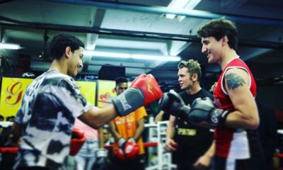 Punching Prime Minister Trudeau at Gleason’s