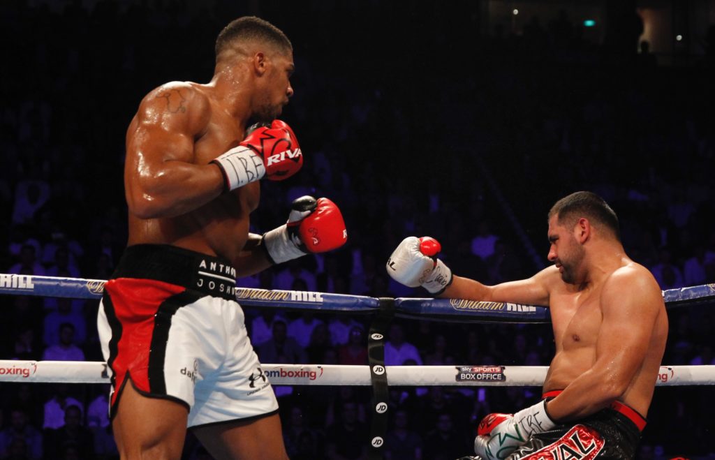 Anthony Joshua Smashes Eric Molina (TKO3), Gets 18th KO on 18th Win