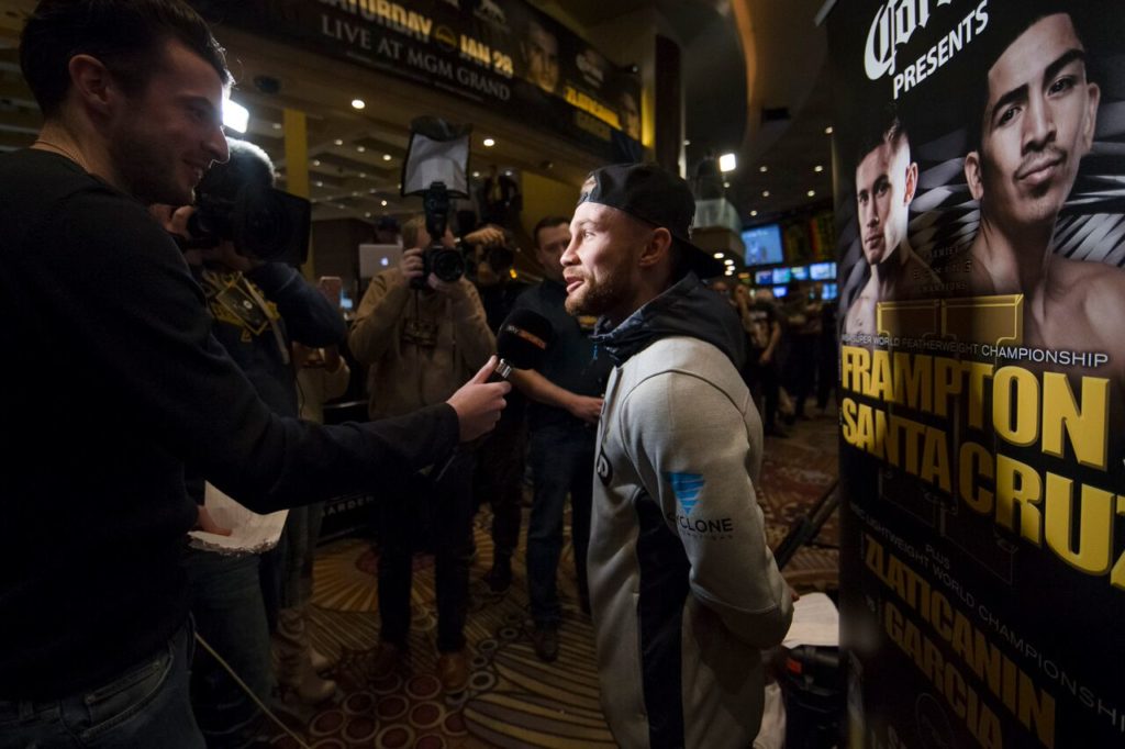 Frampton and Santa Cruz Arrive In Vegas