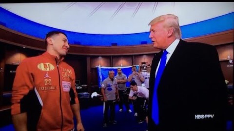 Golovkin Talks Trump