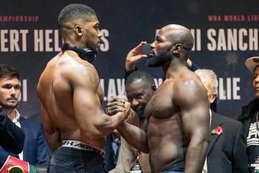 Weights Are In For Anthony Joshua and Carlos Takam