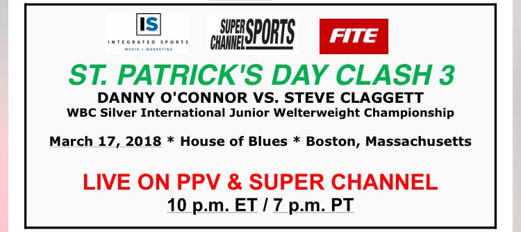 O’Connor v Claggett Headline March 17 Boston