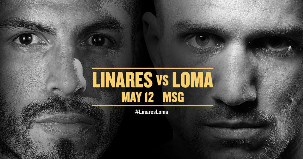 Lomachenko v Linares Is ON, May 12 at MSG