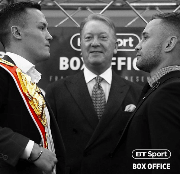 Warrington vs Frampton is a most anticipated bout, which takes place in England, and will screen in America on ESPN.