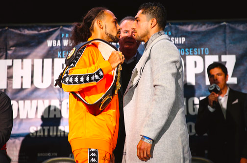 Thurman and Lopez Face Off, Two Days From Main Event Battle in BK