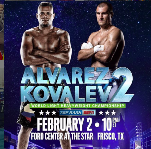 Kovalev Says Alvarez Got “Lucky” When They Fought Last August