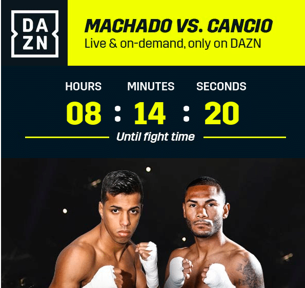Machado vs Cancio headlines on DAZN, on Saturday, Feb. 9.