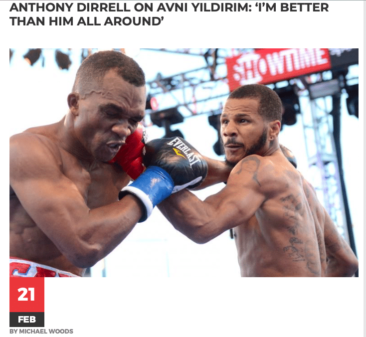 Anthony Dirrell is favored to beat Turk Avni Yildrim on FS1, on Feb. 23.