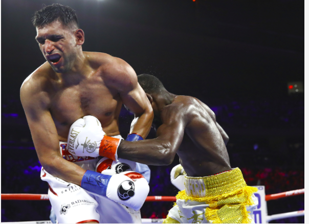 Groin Shot Hurts Khan, Who Can’t Continue, Crawford Gets The Win in NYC