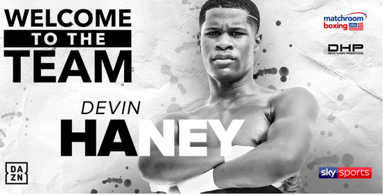 Devin Haney Signs On With Eddie Hearn and Matchroom