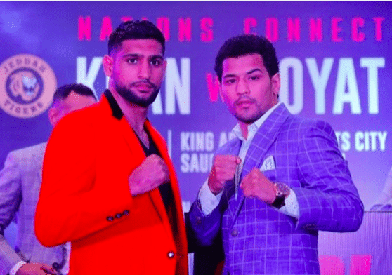 Amir Khan Vs. Neeraj Goyat On July 12 in Saudi Arabia