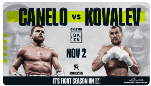 Canelo Moving From 160 to 175, To Fight Light Heavyweight Kovalev