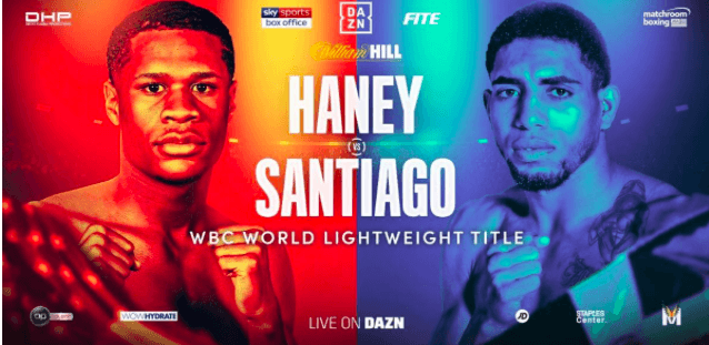 Devin Haney Fights Alfredo Santiago Nov. 9 on DAZN