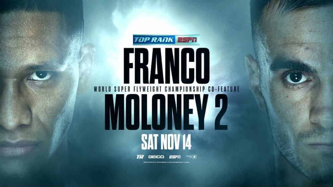 Franco vs Moloney II: Will it Burst the Bubble on Saturday Night?