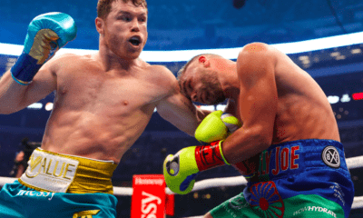 Canelo Makes Billy Joe Saunders Quit On His Stool After 8 Rounds