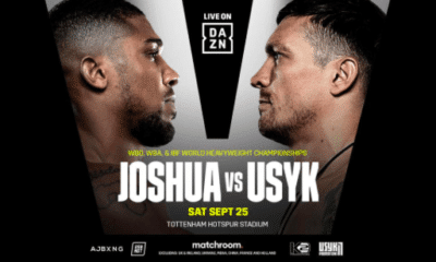 DAZN Has Rights To Screen Sept. 25 Joshua-Usyk Fight In 170+ Countries