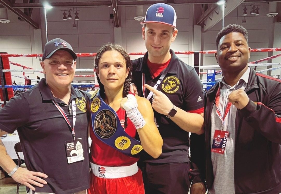 USMC Lieutenant Stephanie Simon Captures Title At USA Boxing Nationals