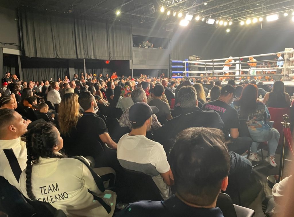 The Feb. 25 pro boxing event at Whitesands in Plant City, Florida was sold out. 