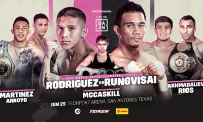 Rodriguez-Rungvisai and Kyoguchi-Bermudez Headline June Shows