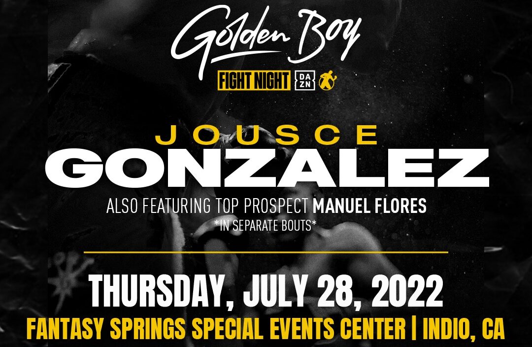 Jousce Gonzalez vs. Jose Angulo on DAZN July 28