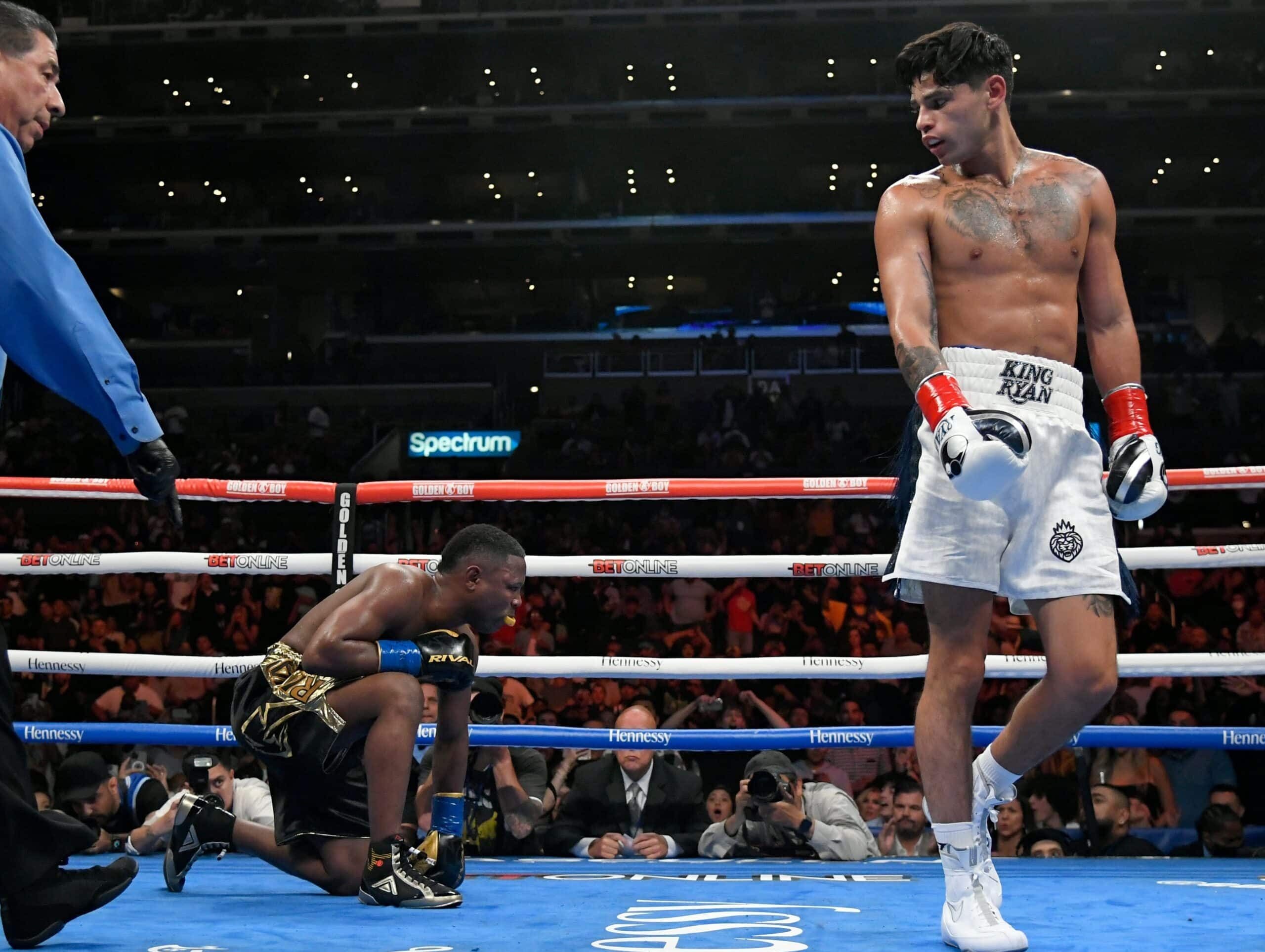 Garcia vs. Fortuna Results: Ryan Garcia KOs Fortuna Then Calls Out Gervonta Davis - NY FIGHTS