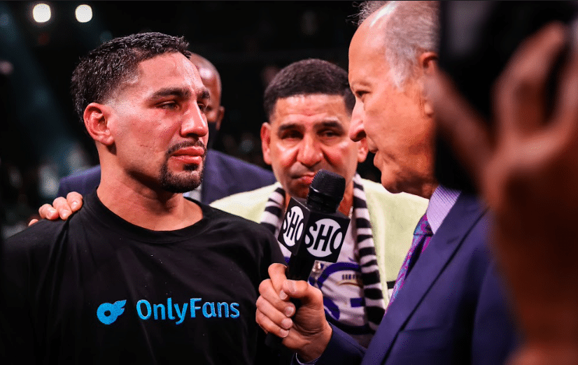 Danny Garcia tellsJim Gray and viewers that he's been battle anxiety woes.