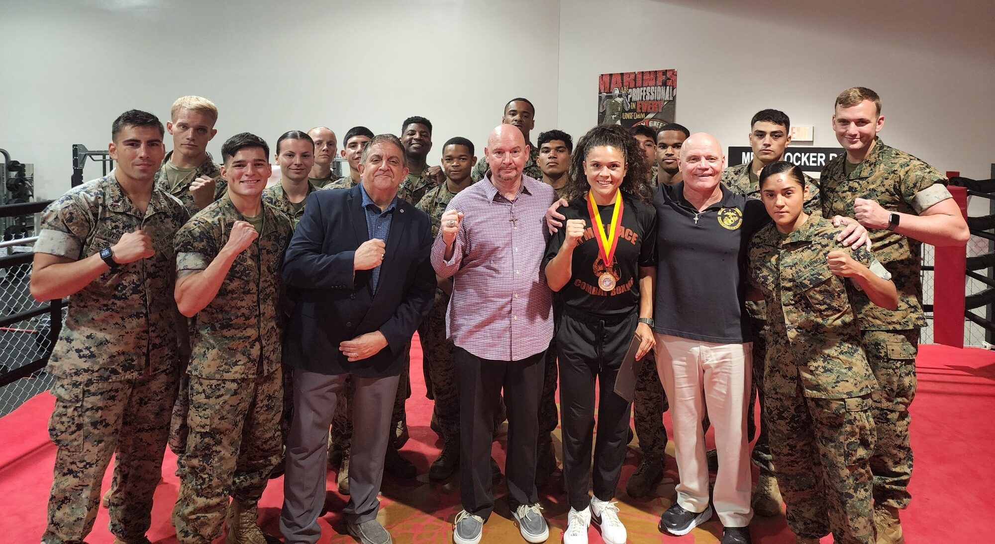 1stLt Stephanie Simon Gets Inducted Into The USMC Boxing HOF