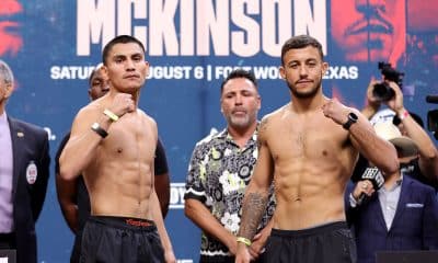 Vergil Ortiz Jr. vs. Michael McKinson: Weigh-In Results & Odds