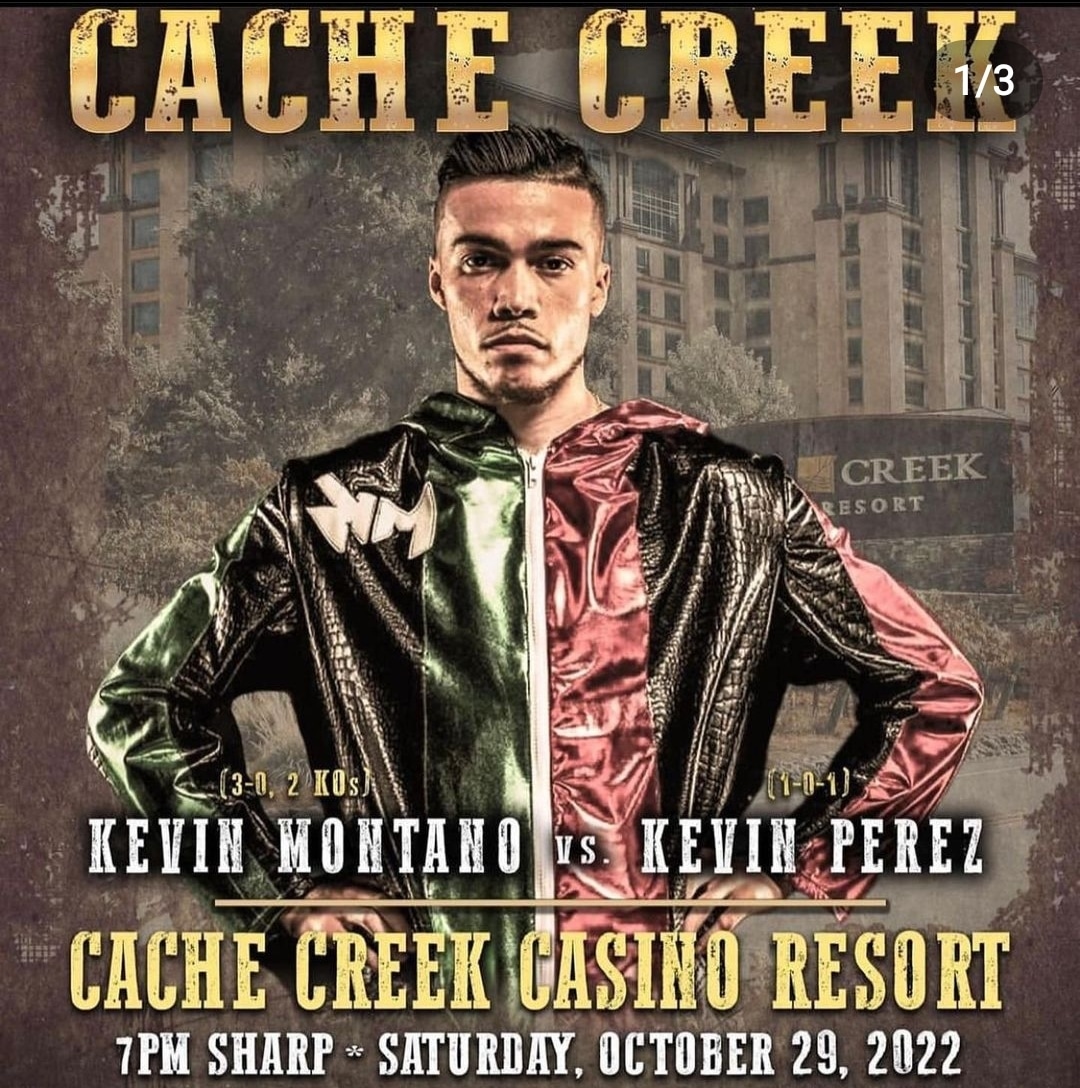 Kevin Montano Fights Oct.29th In Northern California