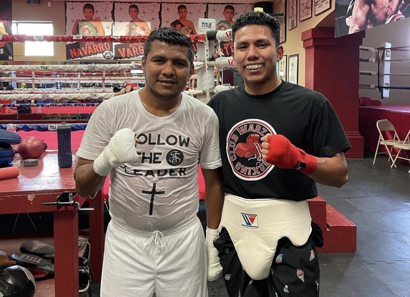 Roman "Chocolatito" Gonzalez called on Chucky Barrera for 48 rounds of sparring earlier this year. Photo: Courtesy Daniel Barrera/Instagram