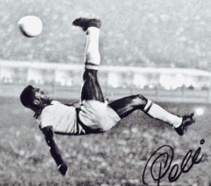 RIP King Football Pele 1940 2022 Brazil Legend With Crown By