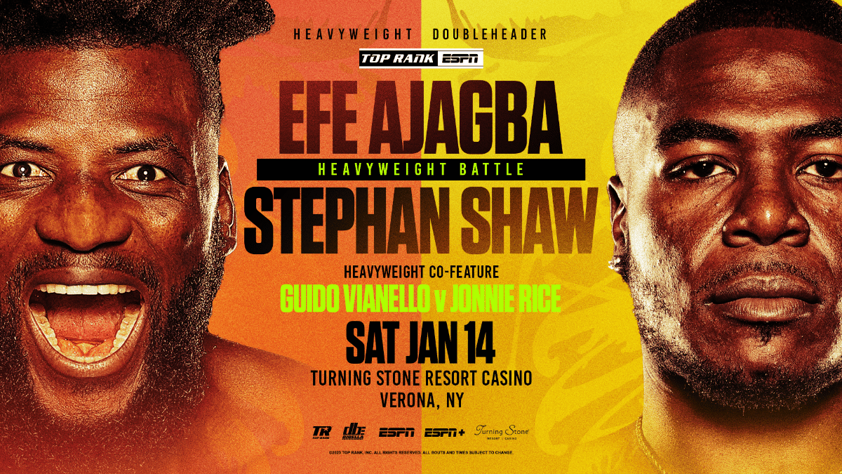 Efe Ajagba vs. Stephan Shaw: Live Stream, Betting Odds & Fight Card