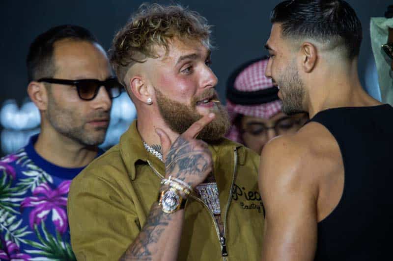 Jake Paul yaps at Tommy Fury