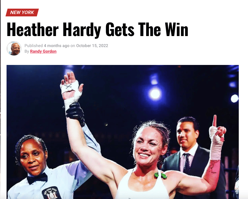 Heather Hardy beat Calista Silgado in NYC, topping a Boxing Insider show