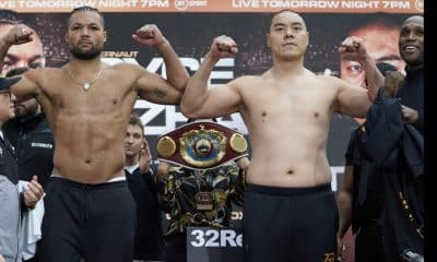 Joe Joyce and Zhang Zhilei Weights Are In