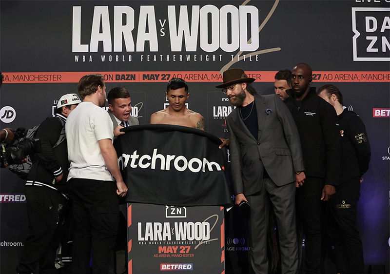 Lara Misses Weight; Title At Stake Only For Wood