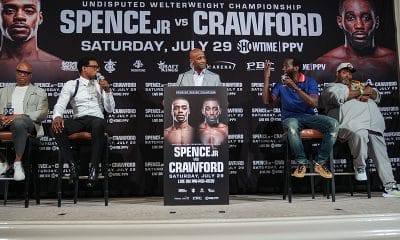 Spence and Crawford Show Up Hungry At Fight Kickoff