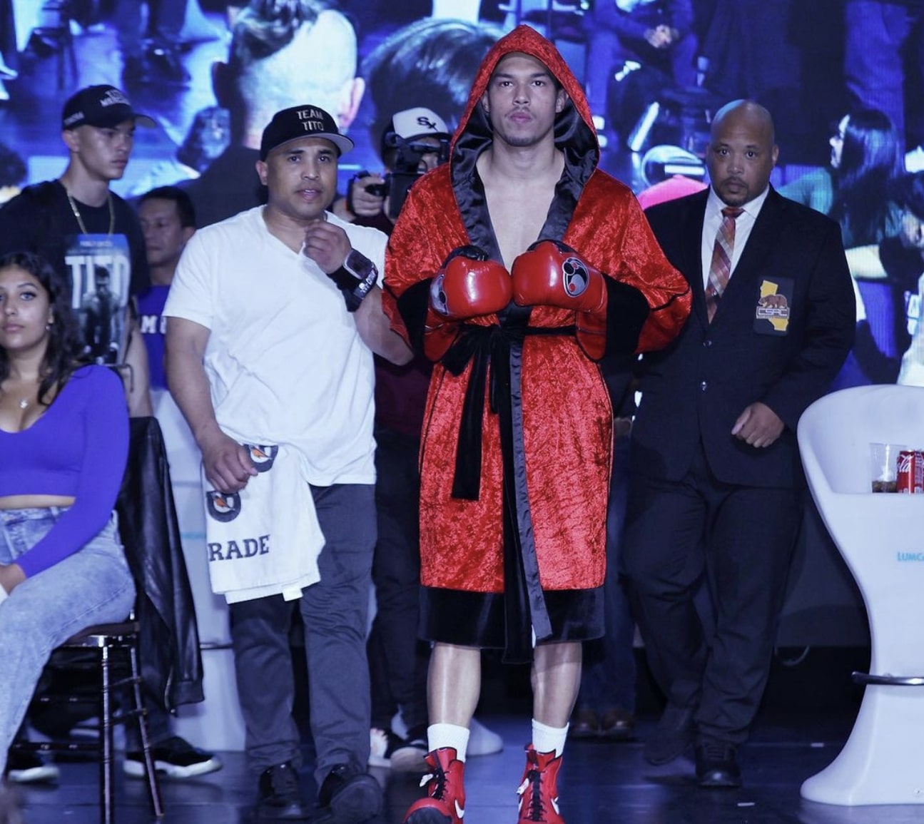 Tito Mercado has great ambitions to face and defeat the big talents in the lightweight division, including unified champion Devin Haney. Photo: Rayal Navarrette, South Paw Photography