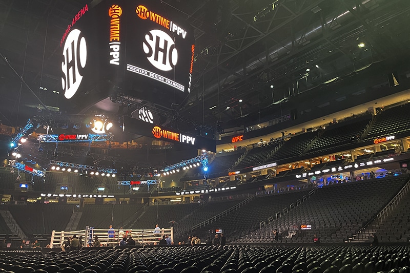 If you can't be one of the fortunate fans inside the T-Mobile Arena on Saturday, July 29, you'll need to rely on a streaming service like PPV.COM. Photo: Gayle Falkenthal, NY Fights