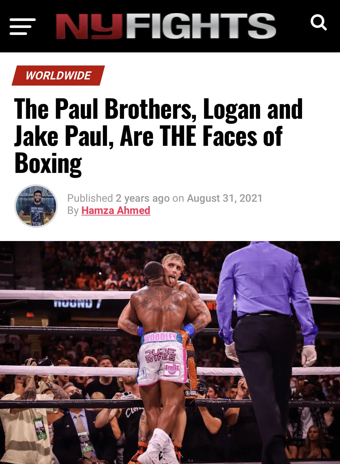 Logan Paul back to boxing ring 