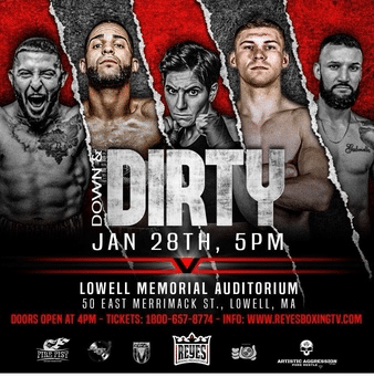 Down and Dirty 5, from Reyes Boxing Promotions 