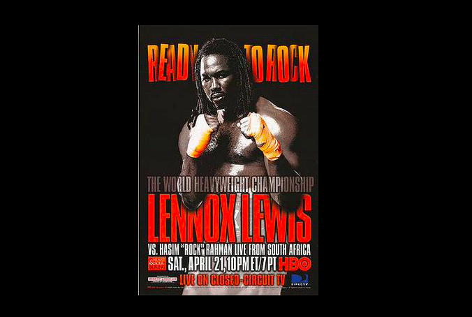 Lewis v Rahman 1 poster