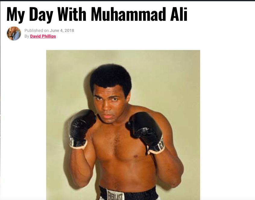 Muhammad Ali inspired people