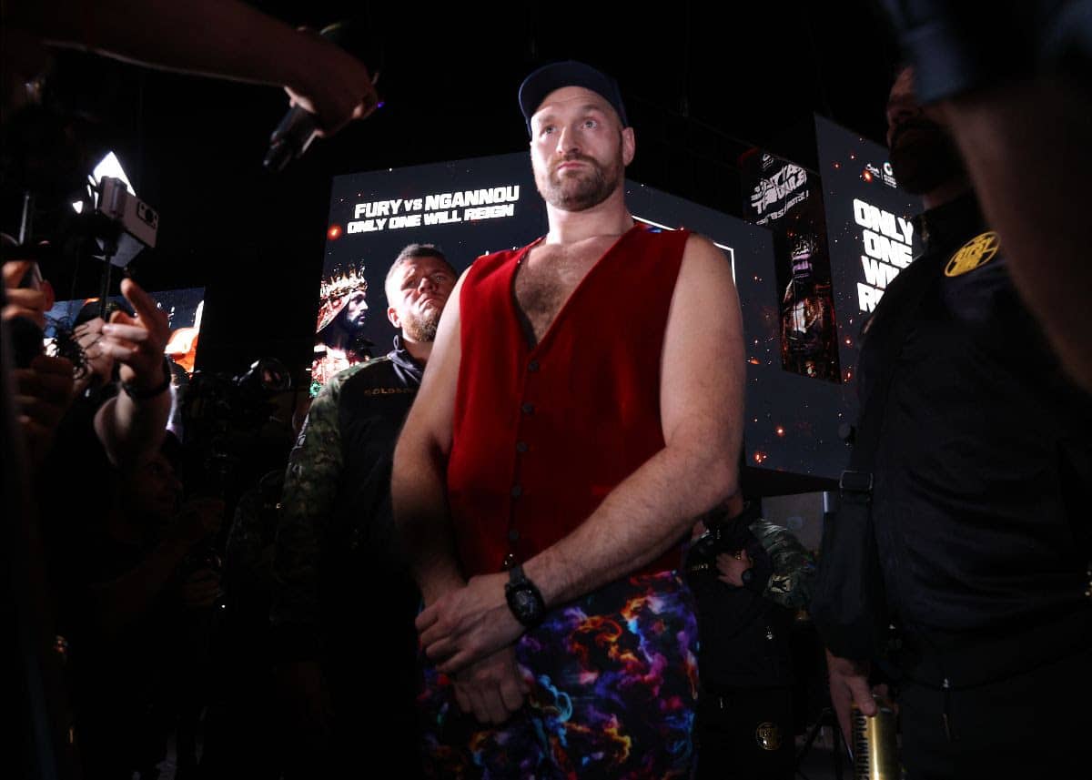 Tyson Fury in Saudi Arabia