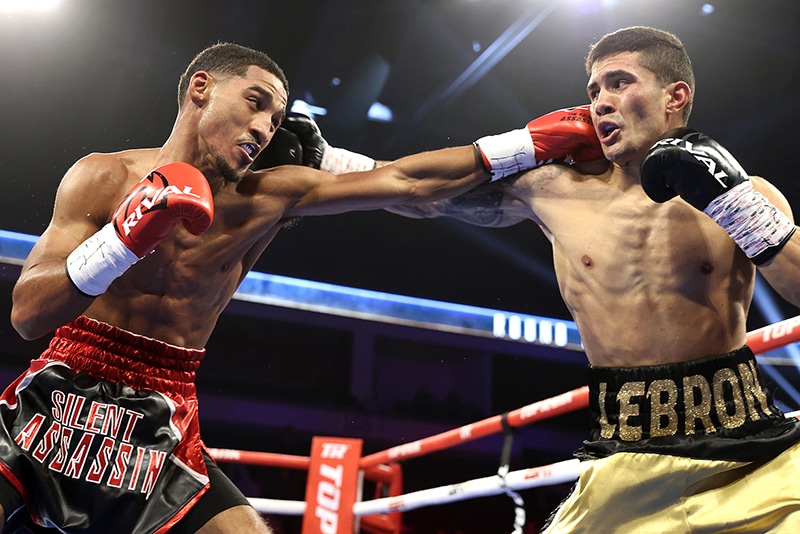 Henry Lebron fought to a majority decision over William Foster. Photo: Mikey Williams, Top Rank via Getty Images