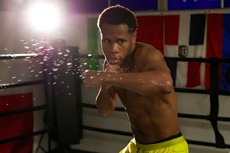 Devin Haney trains at Wild Card Boxing gym ahead of his bout versus Regis Prograis. Photo: Melina Pizano, Matchroom. Haney vs Prograis