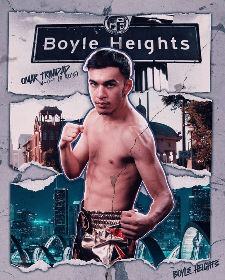 Omar Trinidad Pride of Boyle Heights in UFC Fight Pass Main Event