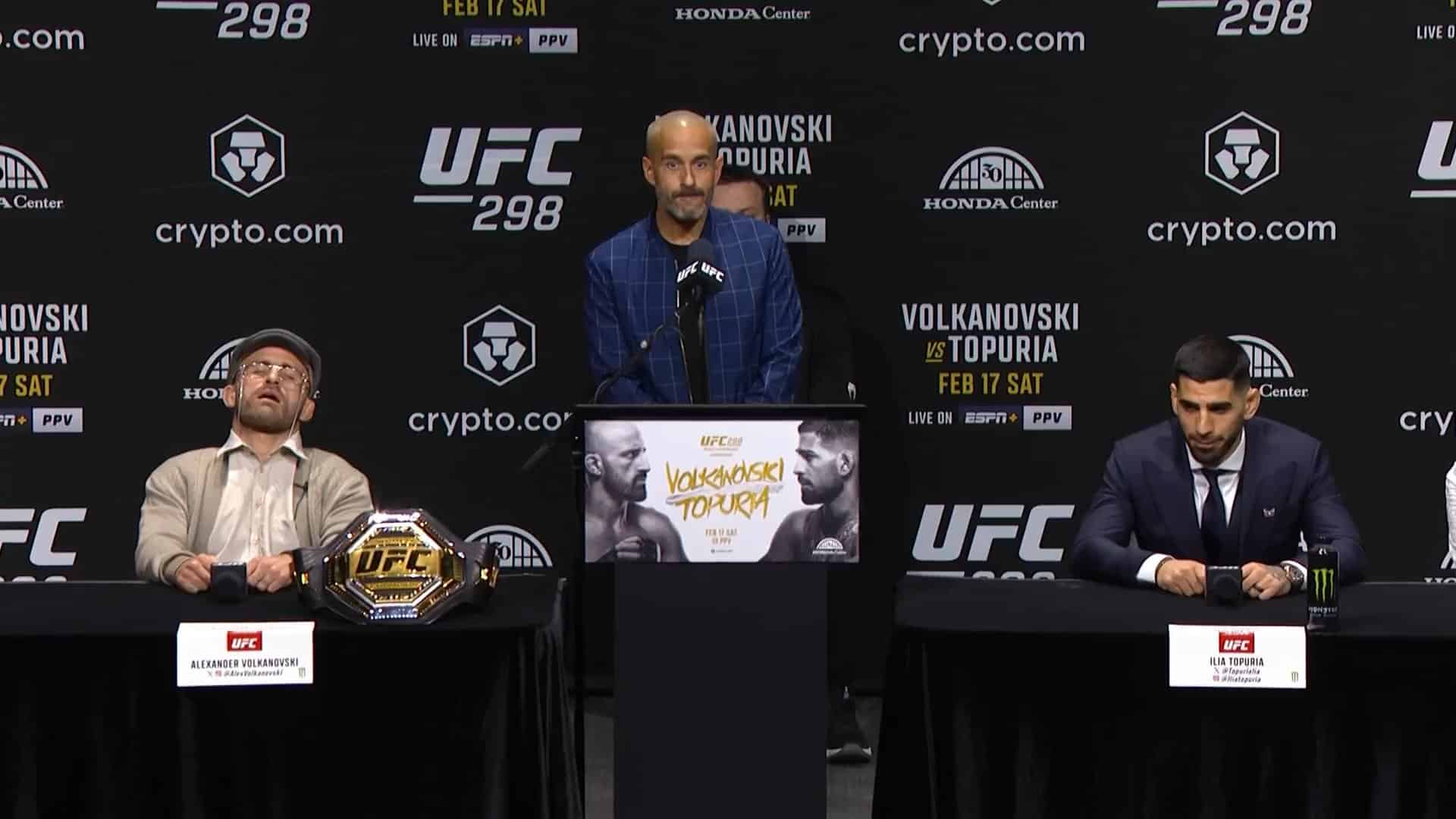 UFC 298 Press Conference: Old Man Volk Steals the Show